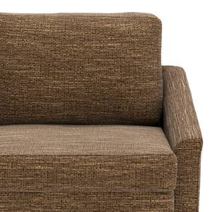 Slaapfauteuil Befasy structuurstof - Bruin