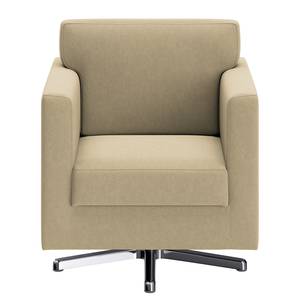 Fauteuil Nibley I Echt leer - Cappuccinokleurig