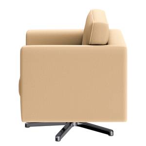 Fauteuil Nibley II gepigmenteerd leer - Crème