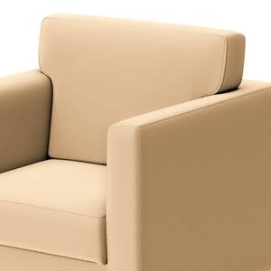 Fauteuil Nibley II gepigmenteerd leer - Crème