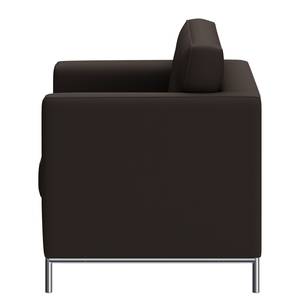 Fauteuil Nibley X kunstleer - Donkerbruin