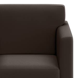 Fauteuil Nibley IV gepigmenteerd leer - Donkerbruin