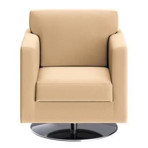 Fauteuil Nibley IV gepigmenteerd leer - Crème