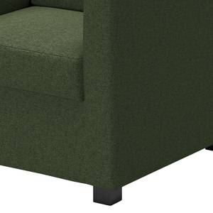 Fauteuil Nibley V geweven stof - Antiek groen