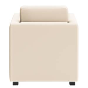 Fauteuil Deven V gepigmenteerd leer - Wit