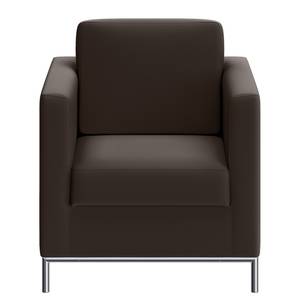 Fauteuil Deven VI gepigmenteerd leer - Donkerbruin