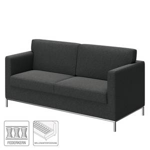 Sofa Nibley II (2-Sitzer) Webstoff - Anthrazit