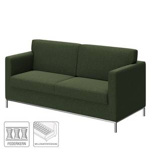 Sofa Nibley II (2-Sitzer) Webstoff - Antikgrün