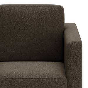 Fauteuil Deven XIII antieke leerlook - Donkerbruin