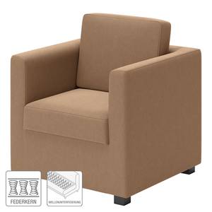 Fauteuil Deven I Echt leer - Latte Macchiattokleurig