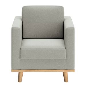 Fauteuil Deven XV antieke leerlook - Lichtgrijs