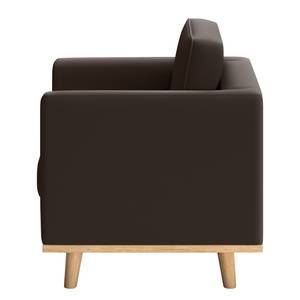 Fauteuil Deven VII gepigmenteerd leer - Donkerbruin