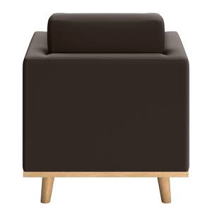 Fauteuil Deven VII gepigmenteerd leer - Donkerbruin