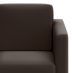 Fauteuil Deven VII gepigmenteerd leer - Donkerbruin