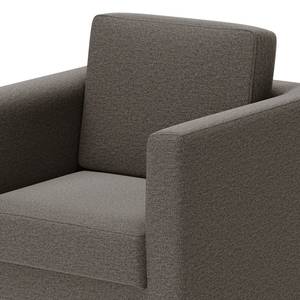 Fauteuil Deven X geweven stof - Donkergrijs