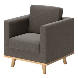 Fauteuil Deven XI geweven stof - Donkergrijs