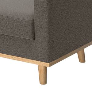 Sofa Deven IX (2-Sitzer) Webstoff - Dunkelgrau