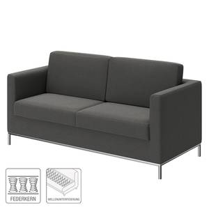 Sofa Deven XI (2-Sitzer) Antiklederlook - Anthrazit