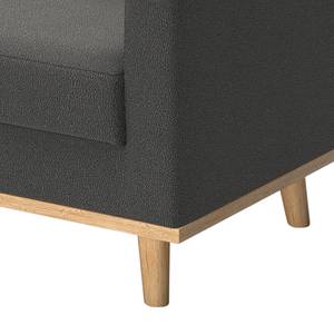 Sofa Deven XII (2-Sitzer) Antiklederlook - Anthrazit