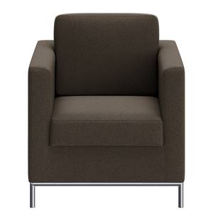 Fauteuil Deven XIV antieke leerlook - Donkerbruin