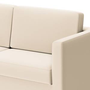 Sofa Deven V (2-Sitzer) Pigmentiertes Leder - Weiß