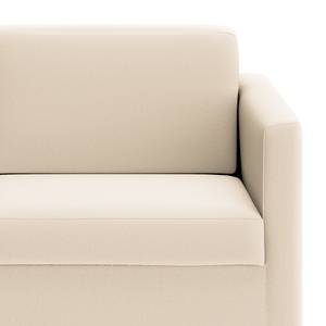 Sofa Deven IV (2-Sitzer) Pigmentiertes Leder - Weiß