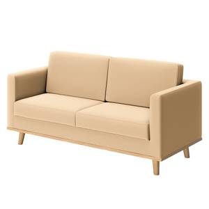 Sofa Deven VI (2-Sitzer) Pigmentiertes Leder - Creme