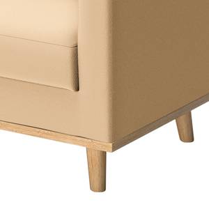 Sofa Deven VI (2-Sitzer) Pigmentiertes Leder - Creme