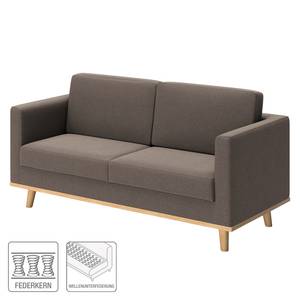 Sofa Deven XII (2-Sitzer) Antiklederlook - Grau