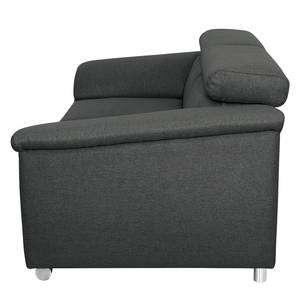 Bankstellen Swaine (3-, 2-zits,fauteuil) geweven stof - Antraciet