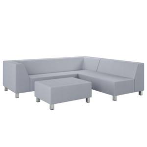 Loungegruppe Marbella III (3-teilig) Vinyl - Silber