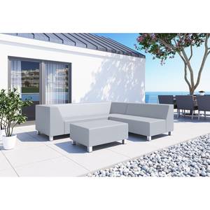 Loungegruppe Marbella III (3-teilig) Vinyl - Silber