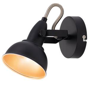 Plafondlamp Soft ijzer - 1 lichtbron - Zwart