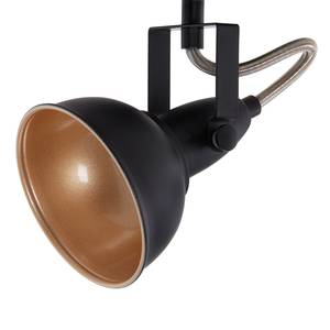 Plafondlamp Soft ijzer - 1 lichtbron - Zwart