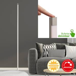 Staande LED-lamp Slim aluminium - 1 lichtbron