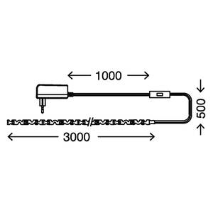 Guirlande lumineuse Led Superline Matière plastique - 1 ampoule