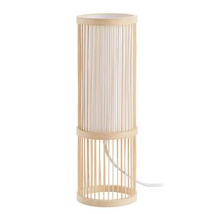 Tafellamp Nori textielmix/massief bamboehout - 1 lichtbron