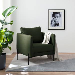 Fauteuil Pratt geweven stof - Kaki