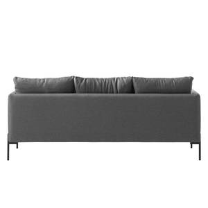 Sofa Pratt (3-Sitzer) Webstoff - Dunkelgrau