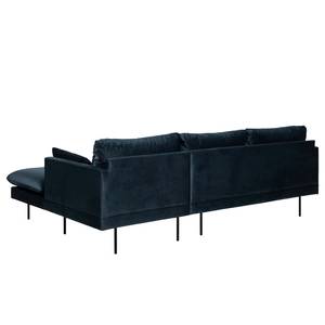 Ecksofa Ellens III Samt - Longchair davorstehend links