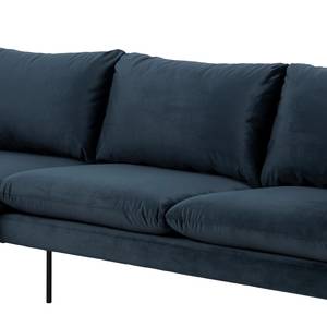 Ecksofa Ellens III Samt - Longchair davorstehend links