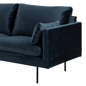 Ecksofa Ellens III Samt - Longchair davorstehend links