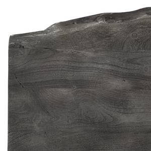 Eettafel Kapra II massief acaciahout/metaal - grijs acaciahout - Zilver