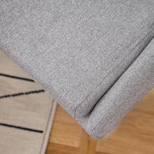 Chaises Brea (lot de 2) Tissu / Frêne massif - Frêne - Gris clair