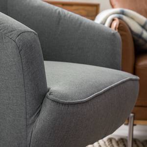 Sessel Ablon Webstoff - Grau