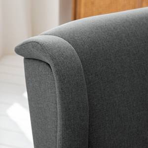 Fauteuil Emly geweven stof - grijs