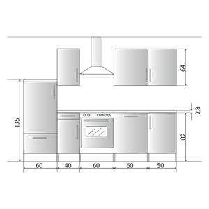 Küchenzeile Premium II Inklusive Elektrogeräte - Matt Weiß
