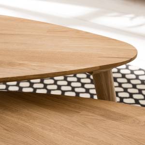 Tavolino Finsby Quercia massello - Quercia - 70 x 50 cm