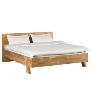 Houten bed NolaWOOD massief eikenhout - eikenhout