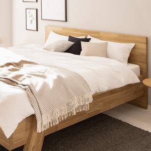 Houten bed NolaWOOD massief eikenhout - eikenhout